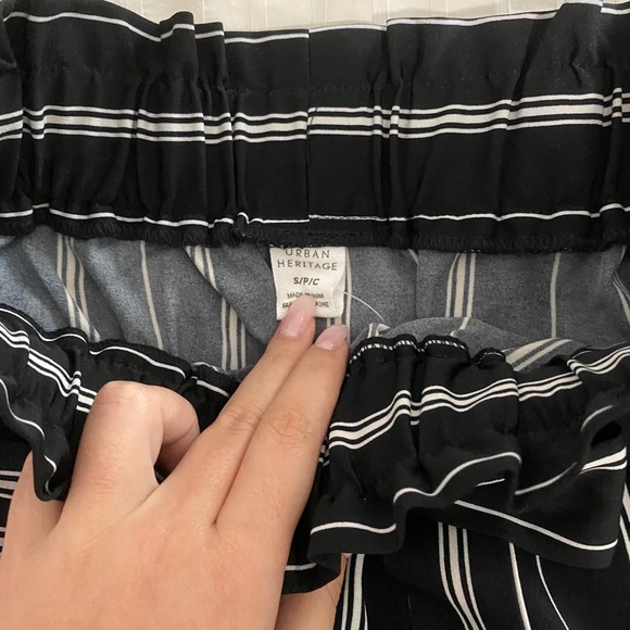 Black Tie Waist Skirt - Picture 2 of 5